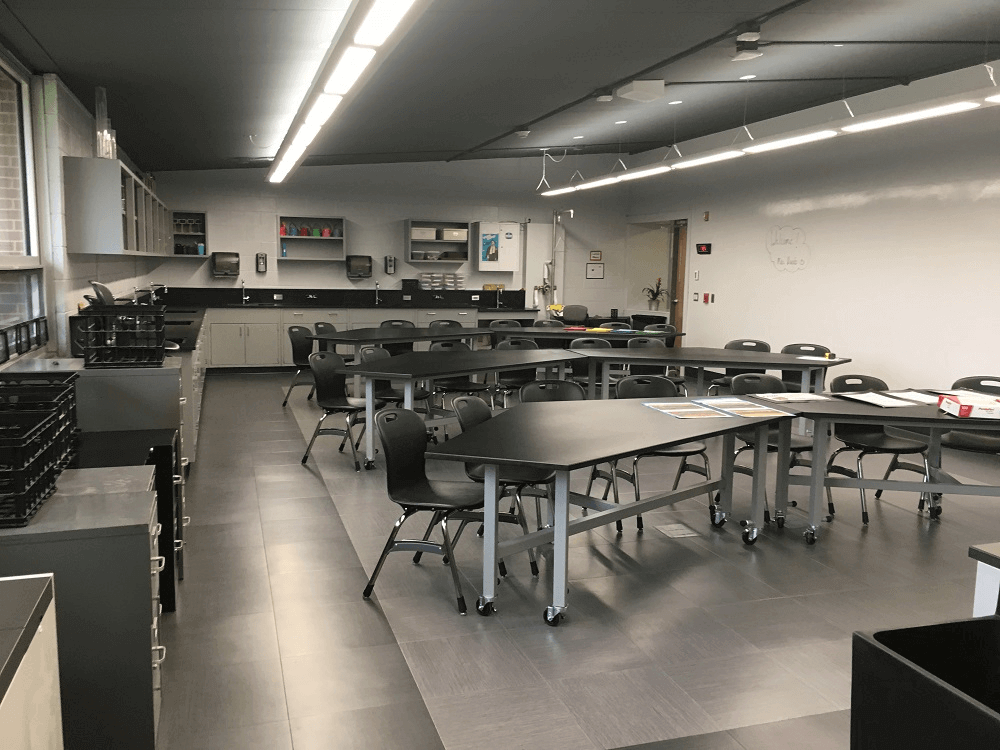 Mobile Tables for Forreston High School School Laboratory