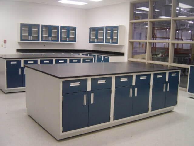 modular steel lab furniture gallery | before and after lab images