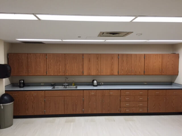 lab wood cabinets