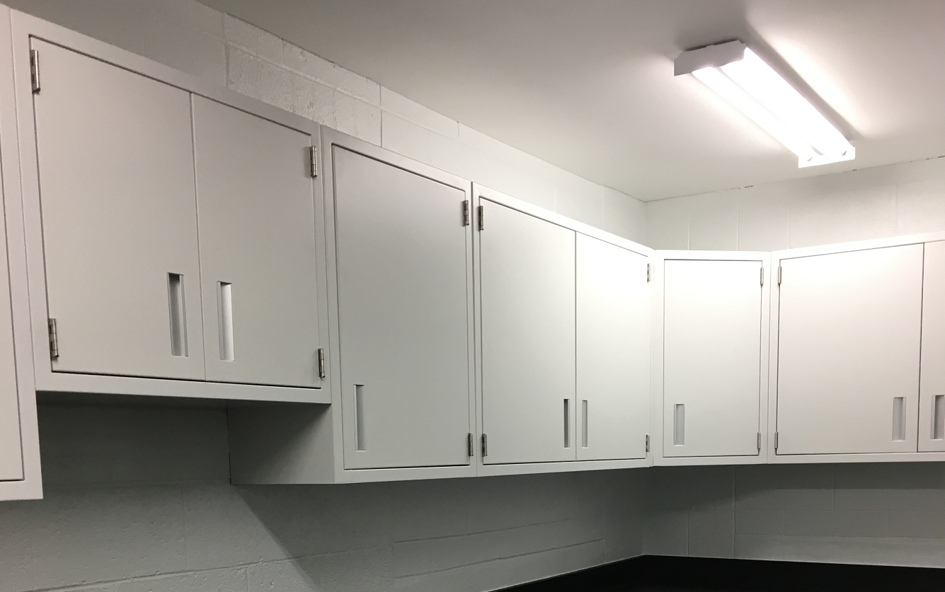 Wall mounted storage cabinets