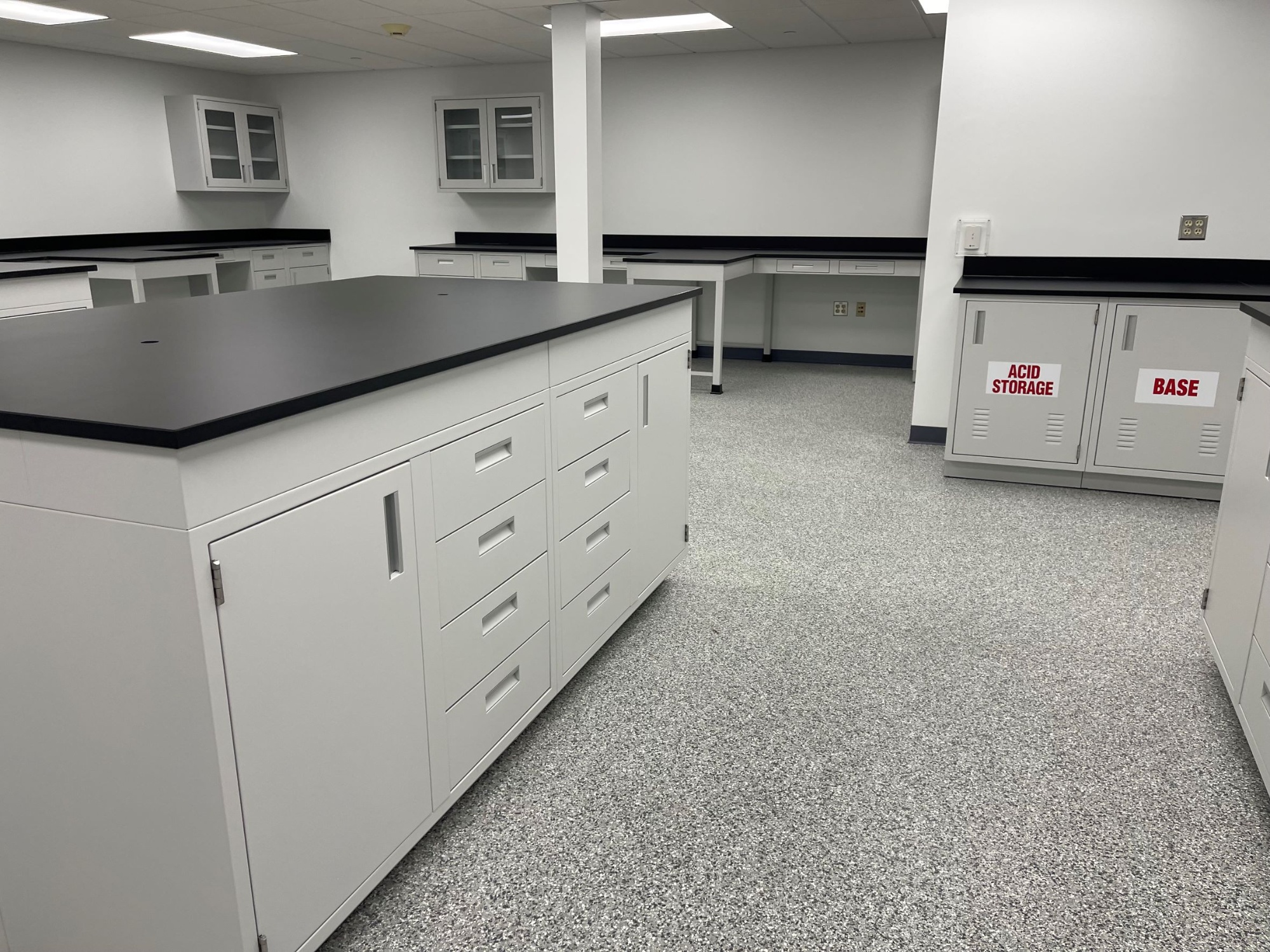 Customized cabinets for higher work space