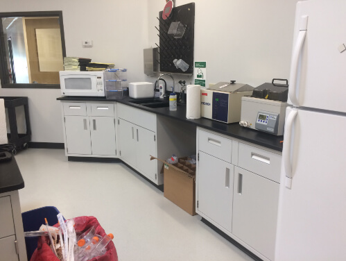 Replacing Lab Counters Before/After