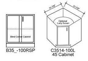 Corner Laboratory Cabinets