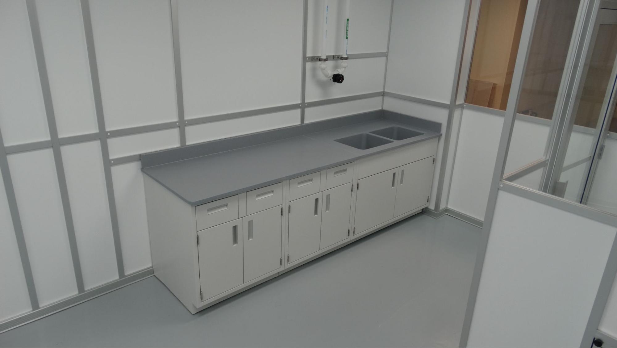 Sitting Height Lab Cabinetry