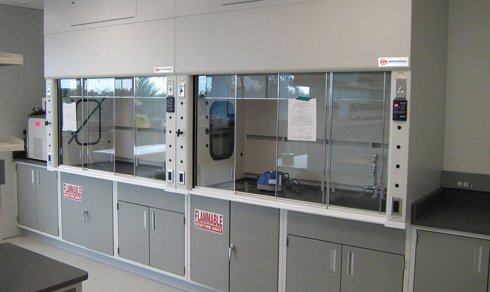 Chemical storage base cabinets
