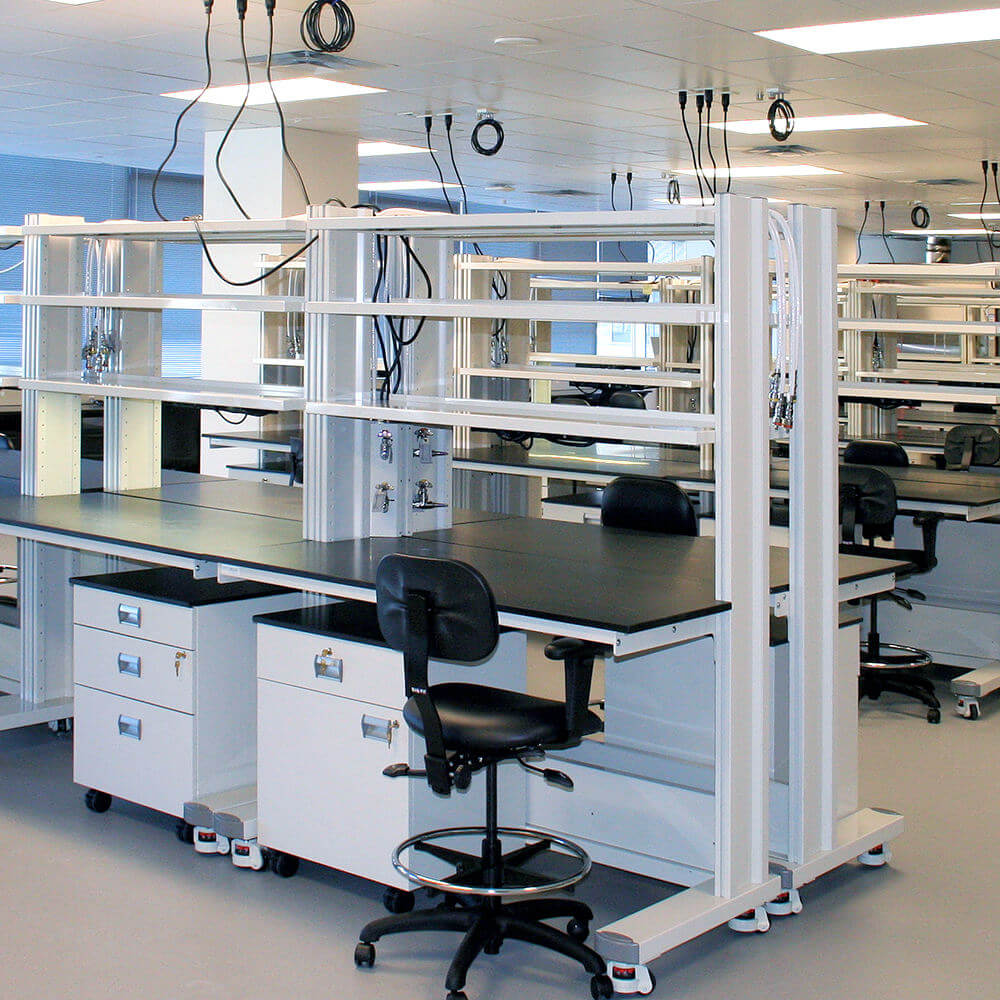 Epoxy resin lab countertop outfitter