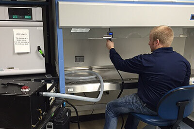 Lab ventilation certification & fume hood testing in Michigan