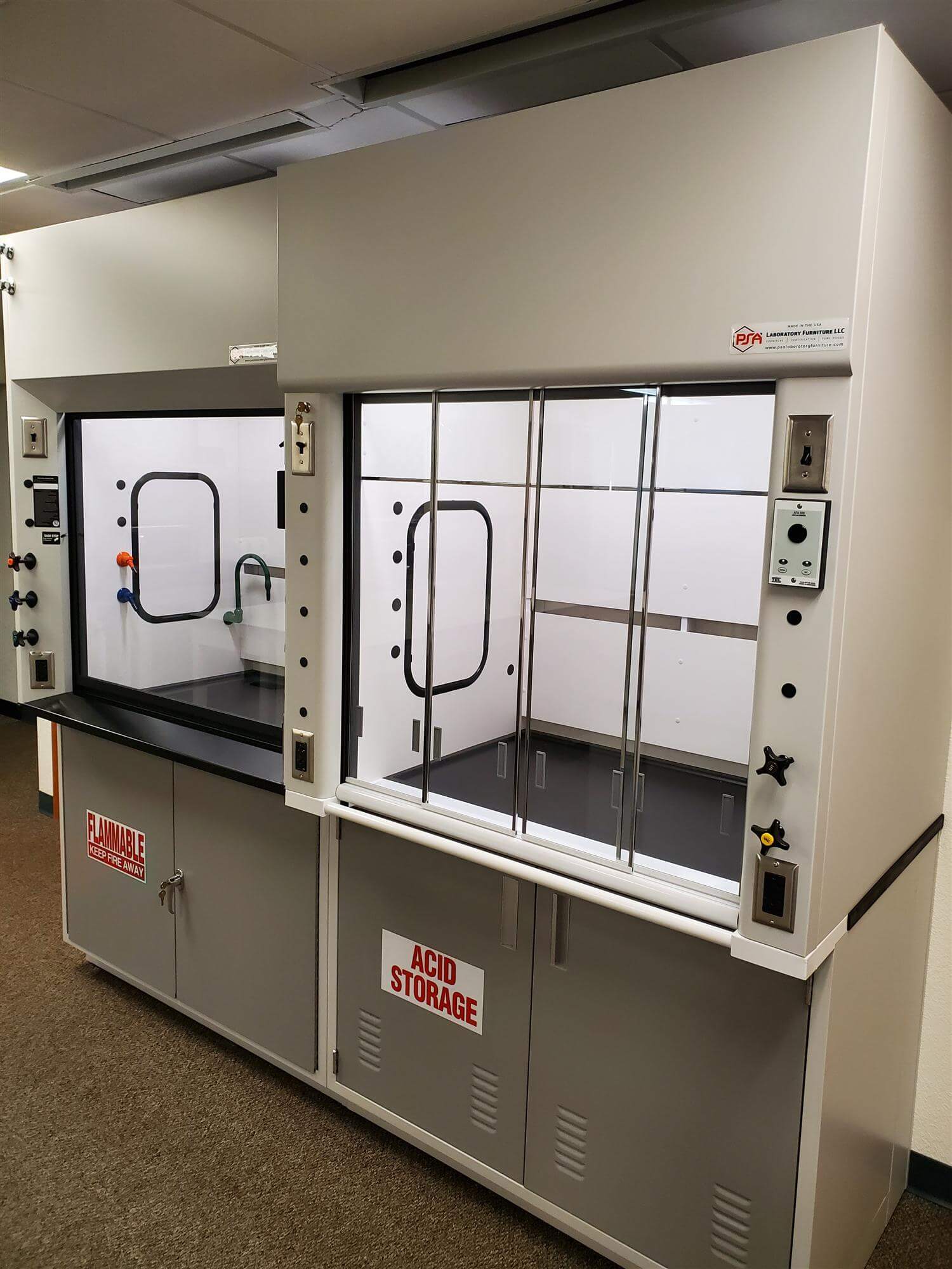 Airfoil bypass & high performance fume hood installation