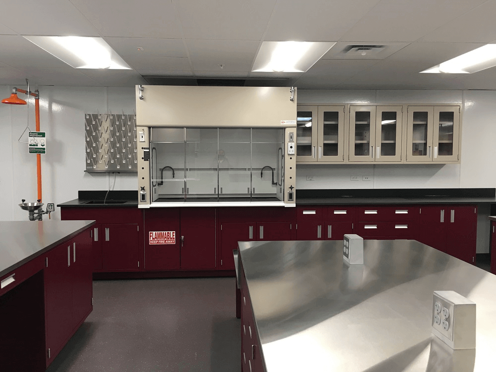 Malarkey Roofing Laboratory Fume Hoods and Counters