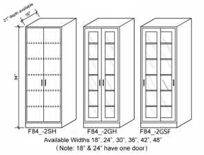 Tall Lab Storage Cabinets
